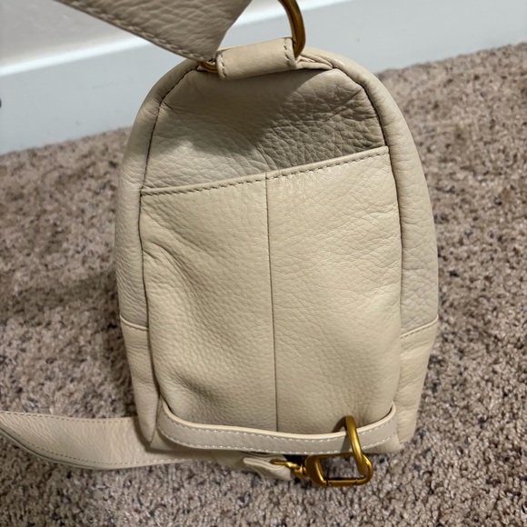 Hobo Fern Sling Crossbody Bag in Linen, Leather, NWT - Picture 7 of 9